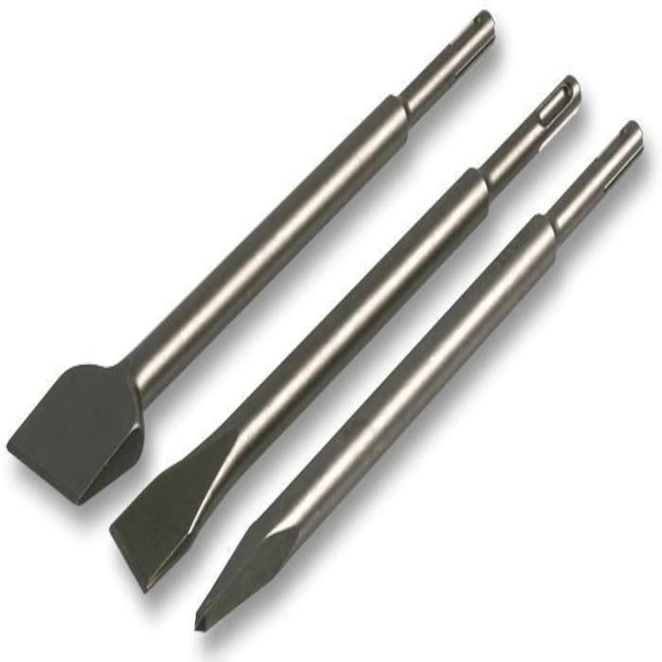 BOSCH - PROFESSIONAL (BLUE) - SDS-Plus Chisel Set, 3 Piece