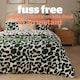 image 3 of Silentnight Coverless 10.5 Tog Duvet and Pillowcase Set, Leaf Print Green | Super King