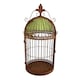 image 1 of Garden Mirror Cage - Metal - L17 x W32 x H63 cm - Rusty