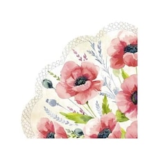 IHR Rondo Napkins Mohana Cream  30cm 3ply 12 Pack