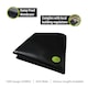 image 2 of Pegdev 10m x 4m 500G Black Heavy Duty Polythene Plastic Sheeting Garden DIY 125MU