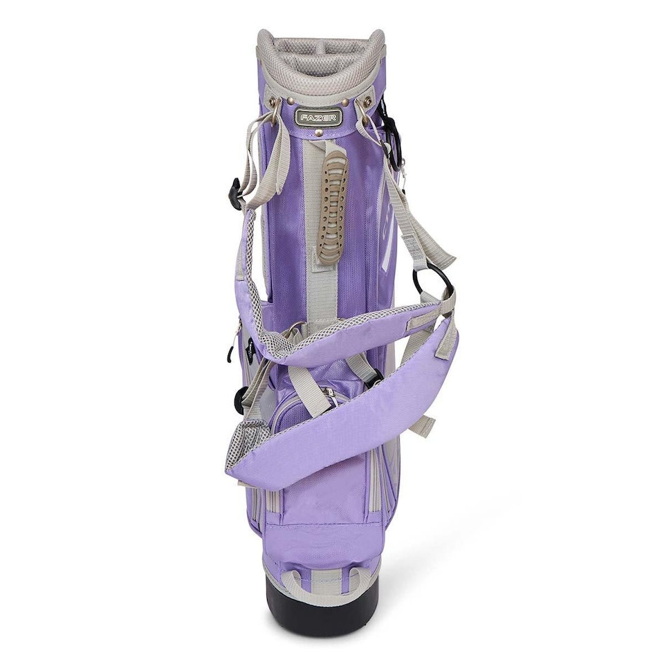 image 1 of Fazer Junior CTRX Age 9-11 5-Piece Golf Stand Bag Package Set - Chalk Purple