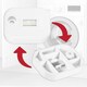 image 9 of SPARES2GO Integrated Door Hinge Magnetic Fixing Kit for Kenwood KIW814W23 KIW914W23 Washing Machine (20 Pieces) Chrome