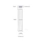 image 3 of 1870mm (H) x 480mm (W) - White Vertical Radiator (Amsterdam) - (1.87m x 0.48m) - Depth 100mm