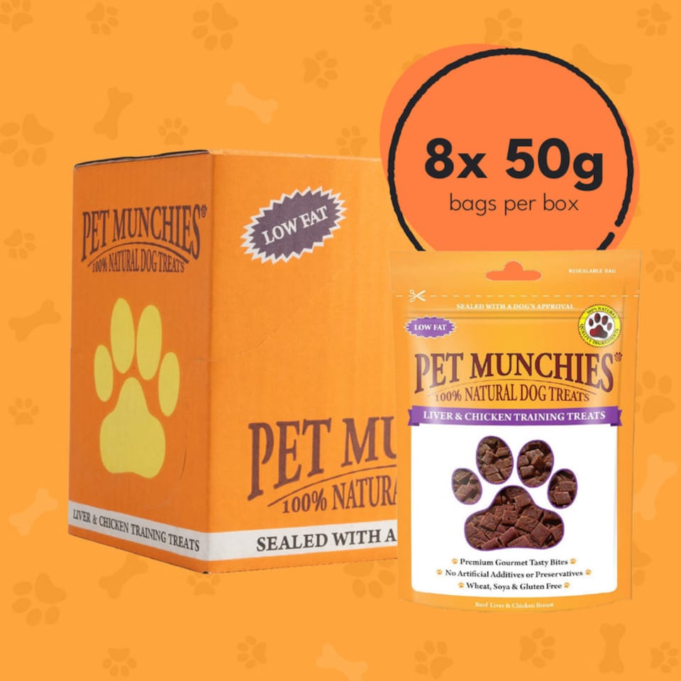 Pet Pet Munchies Hepatic Training Chicken Liver pet food packaging