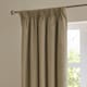 image 3 of furn. The Ultimate Velvet Room Darkening Pencil Pleat Curtain Pair, Mocha, (W)229x (D)183cm | Brown | Mocha | One Size