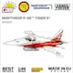 image 3 of Northrop F-5E Tiger II brick plane model - COBI 5857 - 351 bricks