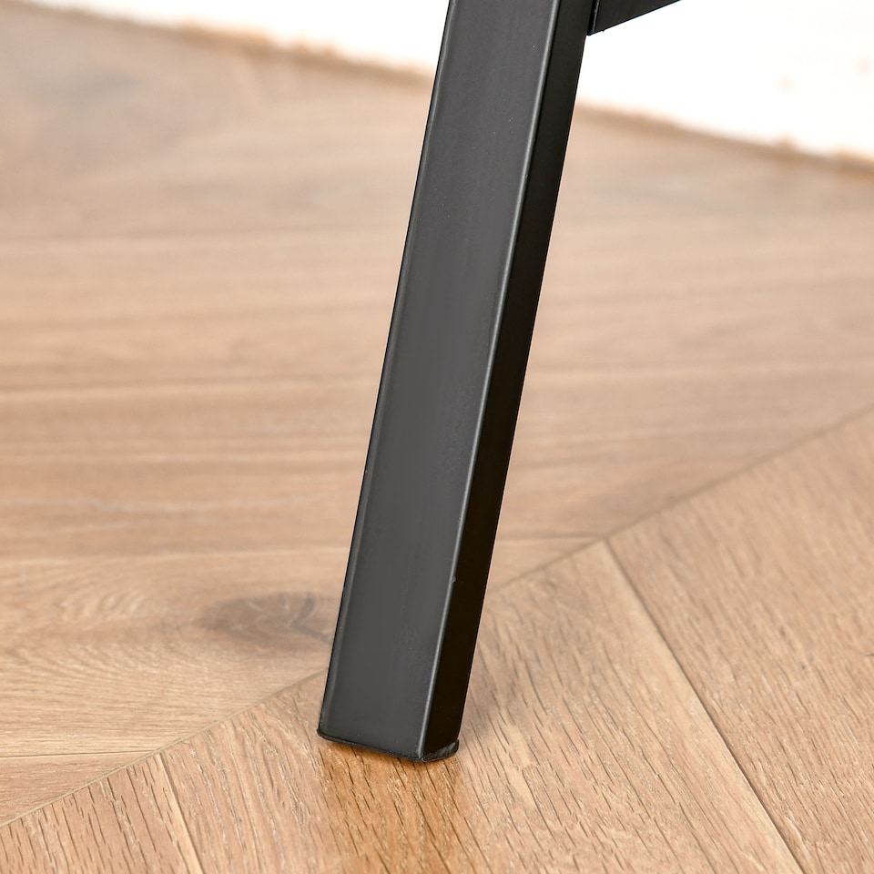 image 1 of HOMCOM Writing Desk Computer Table Home Office PC Laptop Workstation Storage Shelf 84L x 45W cm Rustic Brown