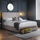 image 3 of Lunar 4 Drawer Bed - Grey Linen -  King (150cm)