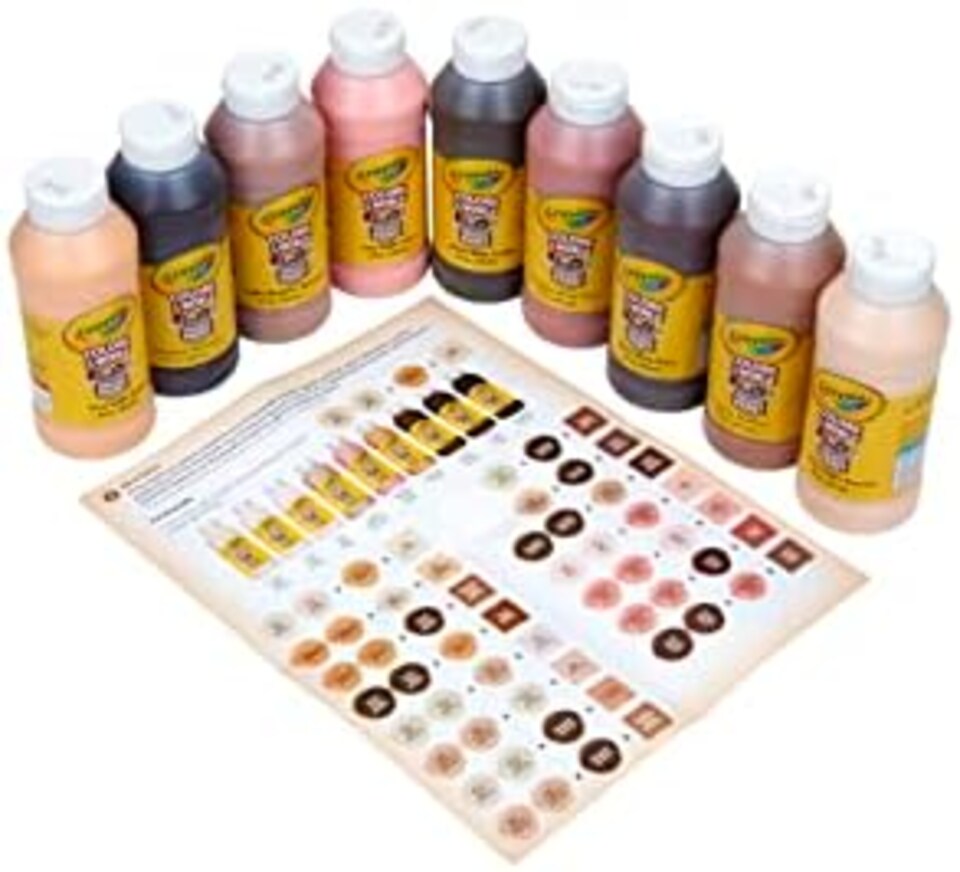 image 1 of Crayola Colors Of The World Washable Paint Set 9 Count