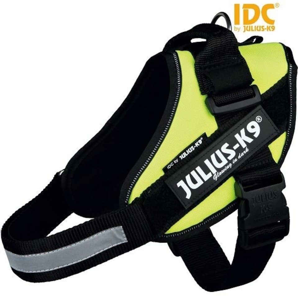 Julius-K9 IDC® Dog Powerharness - 0 / M, Neon Yellow