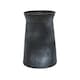 image 1 of Kew Handthrown Vase - Ceramic - L13 x W20 x H20 cm - Basalt Blue Black