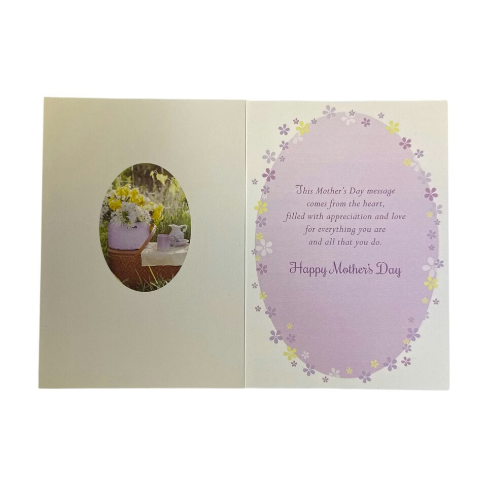 image 1 of To A Dear Mam Bright Spring Flower Design Mother's Day Card