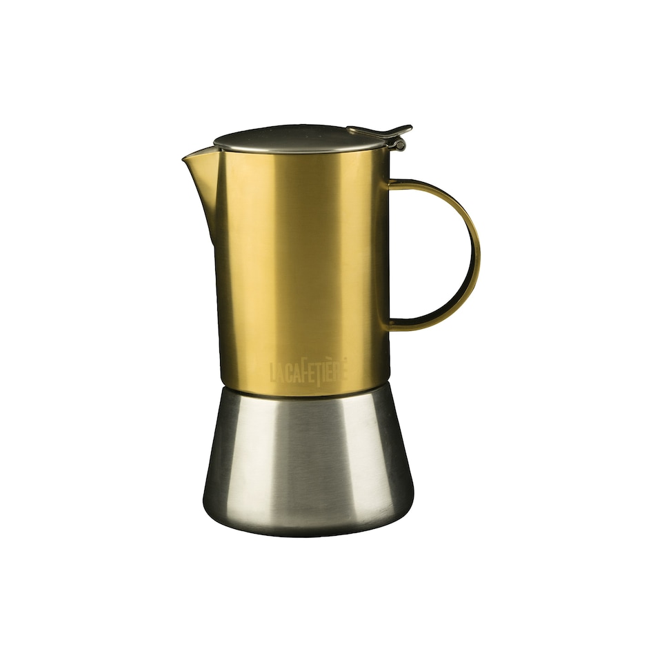 image 1 of La Cafetiere Cafetiere Gold Stainless Steel 4 Cup
