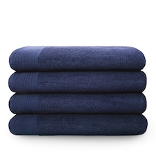 Chatsworth Pure Cotton Bath Super Sheets Super Soft and Absorbant | Blue | Denim | Extra large bath sheet | 1