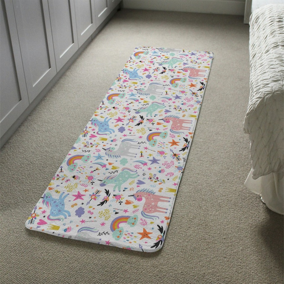 image 1 of unicorns Designer (Runner Rug)