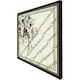 image 1 of Flowers & chain links (Picture Frame) Brown | S