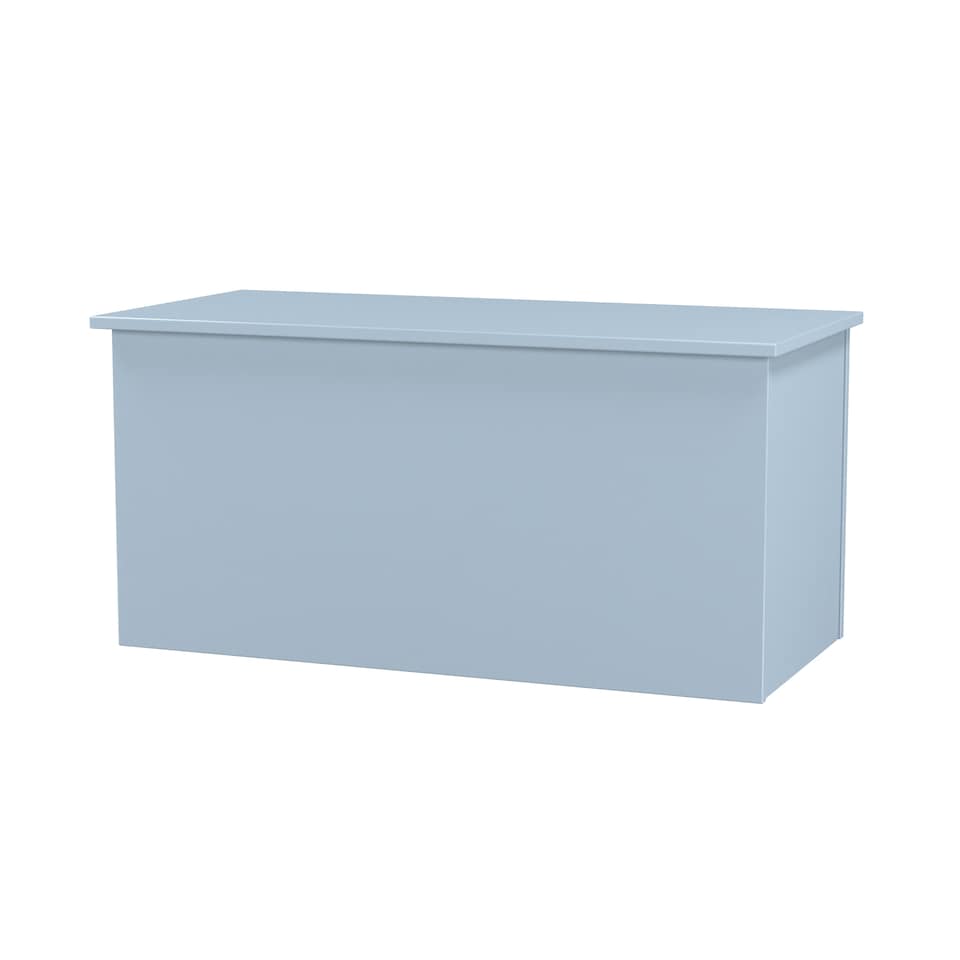 image 1 of Dover Blanket Box / Chest in Denim Blue (Ready Assembled) | Blue | Denim Blue