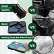 image 7 of 5 Compartment Black Meal Prep Containers With Lid Plastic Microwave Safe Food Storage Box 30pc