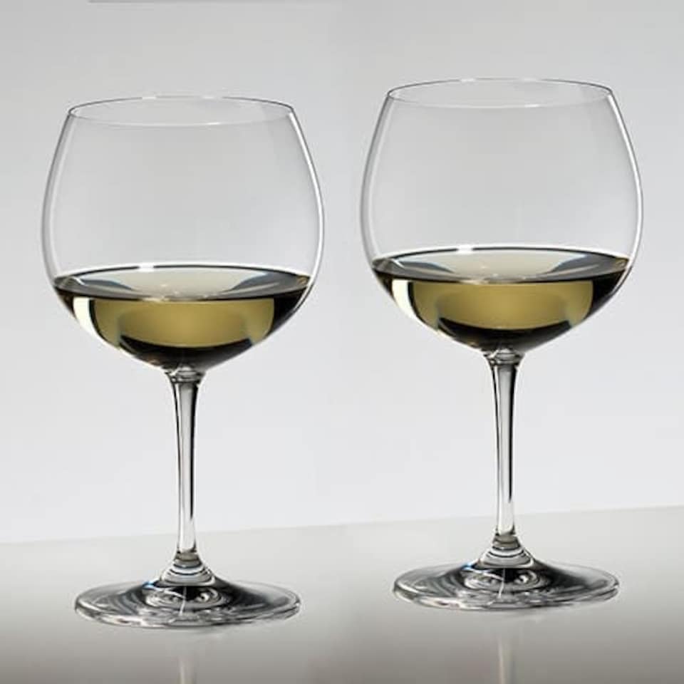 image 1 of Riedel Vinum Set of 2 Oaked Chardonnay Wine Glasses