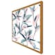 image 4 of Winter pink & blue flowers (Picture Frame) Black | S