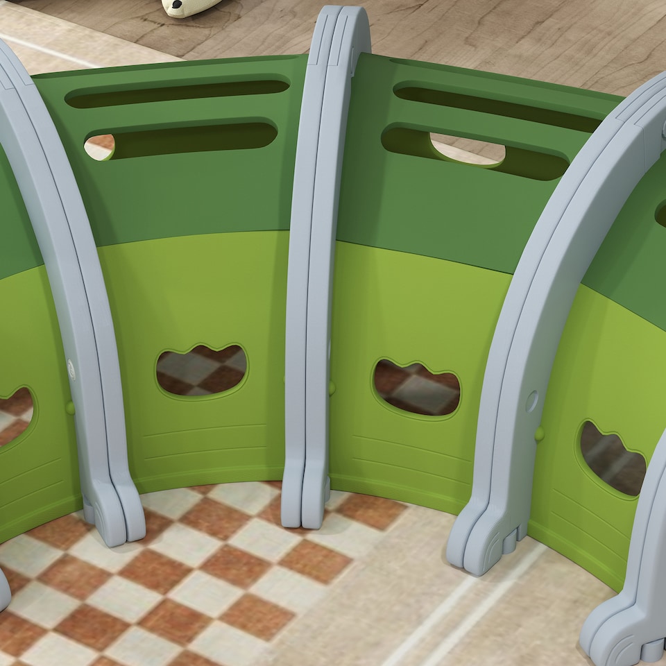 image 1 of AIYAPLAY Kids Play Tunnel for Ages 3-6 Crawl and Climb, Crocodile Design