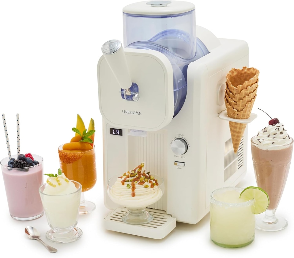 image 1 of Greenpan Frost Ice Cream Maker & Slushie Machine with Built-In Compressor