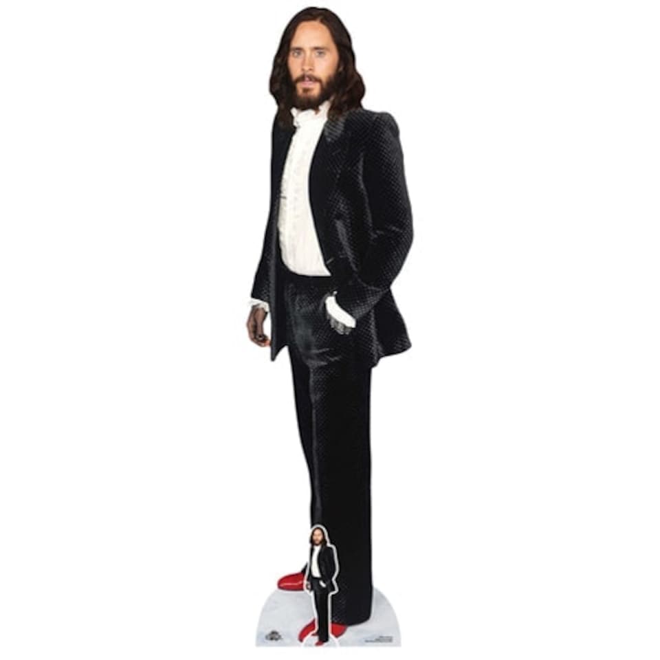 Jared Leto Black Velvet Lifesize Cardboard Cutout 185cm