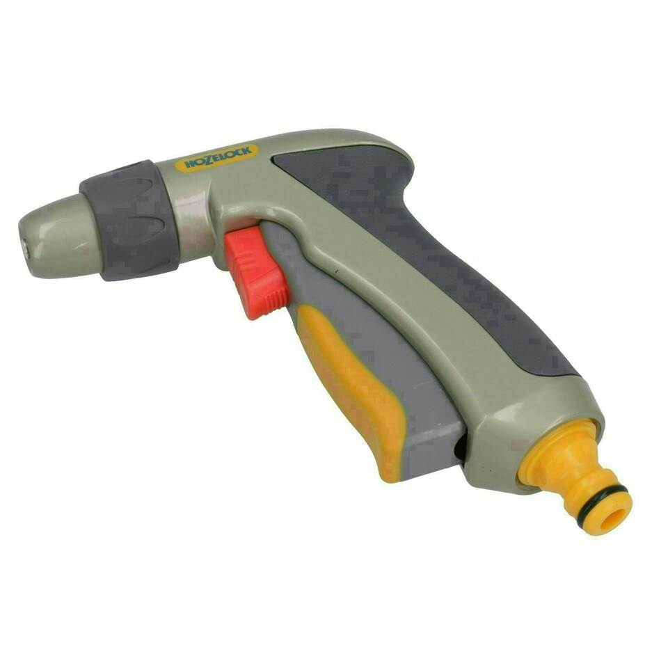 image 1 of Hozelock Jet Spray Plus Nozzle Garden Hosepipe Water Gun Metal Body Cleaning