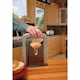 image 4 of KitchenCraft Bagel Slicer White Plastic Carbon Steel