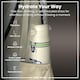 image 2 of NFL x Sports, Vacuum Insulated Steel Bottle, Series, 750ml (24oz) | Cream | NFL Throwback Seahawks | One Size