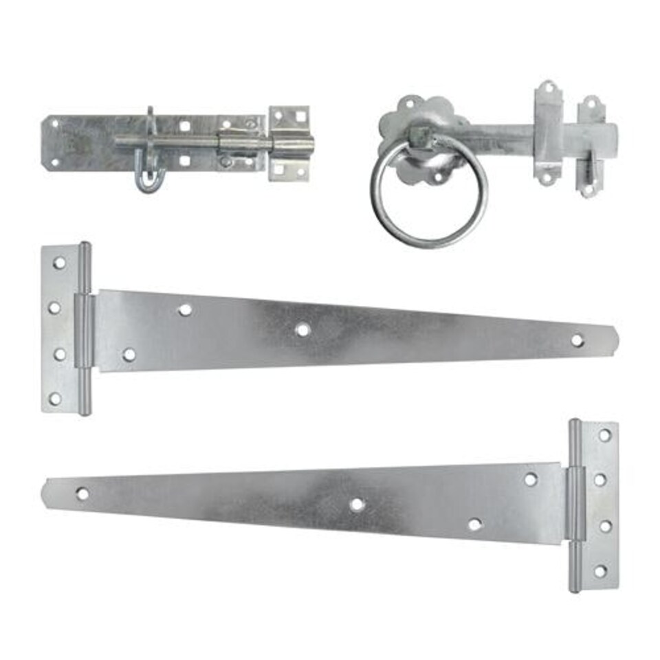 Timco - Side Gate Kit - Ring Latch - Hot Dipped Galvanised (Size 18" - 1 Each)