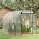 image 2 of Outsunny 3 x 2 x 2m Polytunnel Greenhouse with Door, Windows, Steel Frame