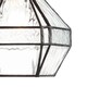 image 4 of Vintage Classic Bronze Pendant Shade with Moroccan and Water Glass | Clear | Transparent | 1