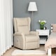 image 7 of HOMCOM Power Lift Chair for the Elderly Fabric Recliner Armchair w/ Remote Beige | White | Beige
