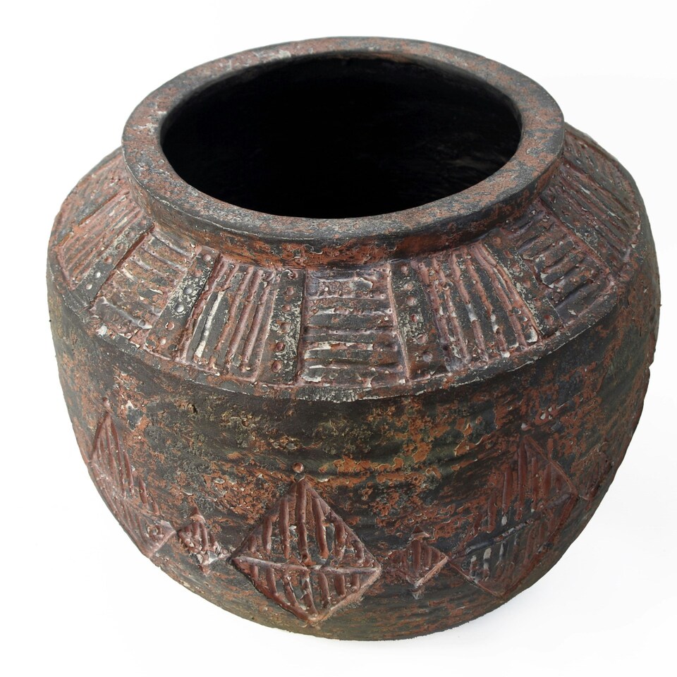 image 1 of 27cm x 36cm Aztec Diamond Large Planter