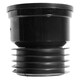 image 5 of SPARES2GO 110mm / 4" Soil Pipe to Clay / Cast Iron Push Fit Waste Drain PVC Connector Adaptor