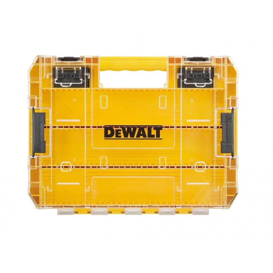image 1 of Dewalt Power Tools Large Tough Case Empty (with 6 Dividers) - Multi Colour - One Size | Multi