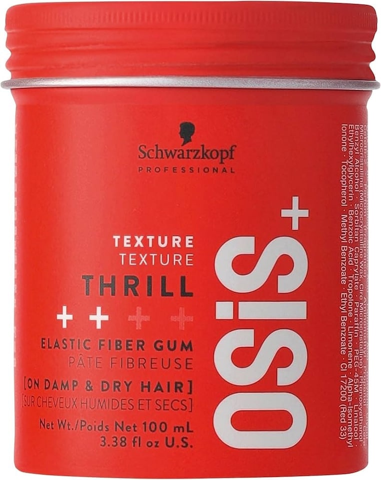 image 1 of Schwarzkopf Osis Plus 3 Thrill Texture Fiber Gum 100 ml