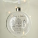 image 2 of Personalised Home Glass Bauble