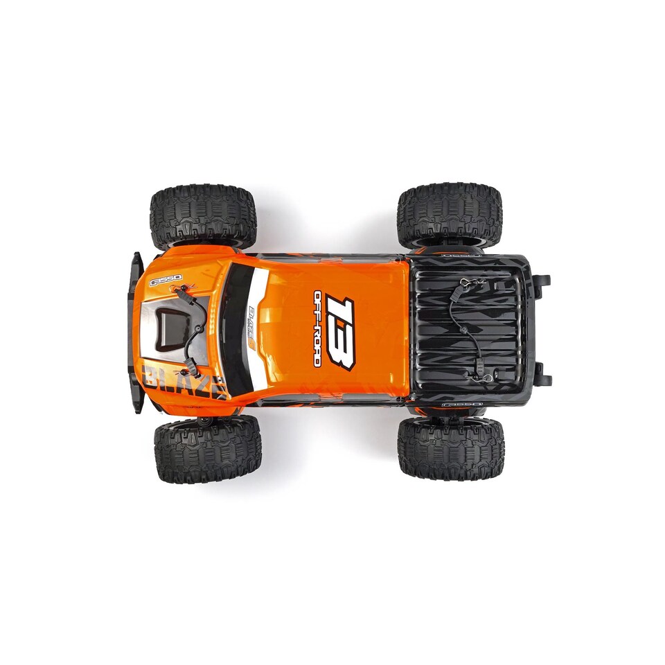 image 1 of RCG Racing 10-Series 1/10 Brushed Monster Truck Blaze - Orange