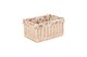 image 1 of Extra Large Antique Wash Garden Rose Lined Storage Basket | Multi | Garden Rose
