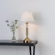 image 2 of Edwina Antique Brass Touch Table Lamp