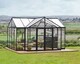 image 5 of 13 x 15 Feet Triomphe Garden Chalet Greenhouse - Arcylic/Aluminium - L380 x W454 x H285 cm - Black