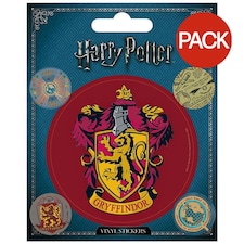 Harry Potter Vinyl Gryffindor Sticker (Pack of 5) - Multicoloured - One Size