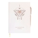 image 1 of Something Different Daily Reflection Luna Moth Journal - Pale Pink - One Size