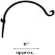 image 5 of Marco Paul Black 11" Hanging Basket Hook