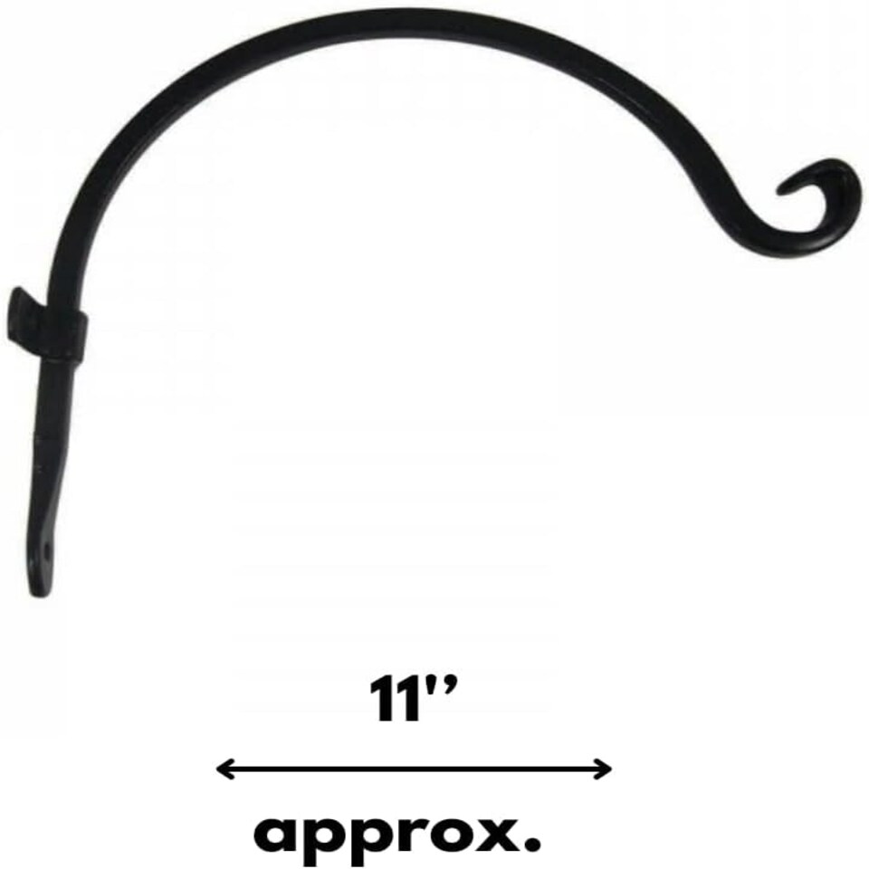 image 1 of Marco Paul Black 11" Hanging Basket Hook