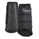 image 2 of Shires Arma Air Motion Brushing Boots Black | Colour: Black/Cherry
Size: Cob