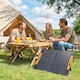 image 1 of HOMCOM 100W Portable Solar Panel, Foldable Solar Charger with USB-A & USB-C Fast Charging Output, IP67 Waterproof for Mobile Phone Power Bank Flashlight Fans Camping Backpacking Hiking